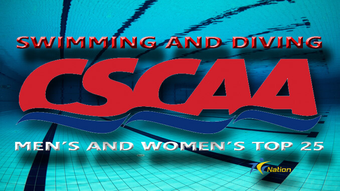 CSCAA Top 25 Swimming Diving