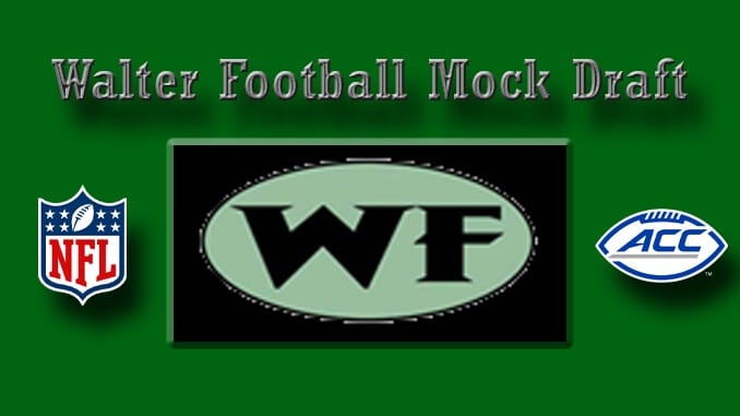 Walter Football Mock Draft Combine
