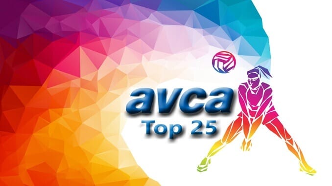 AVCA Volleyball Top 25 Pitt