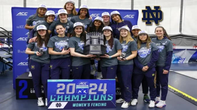 Notre Dame WFencing 24 ACC Nation